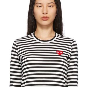 Come see Garçons Play long sleeve stripe T-Shirt